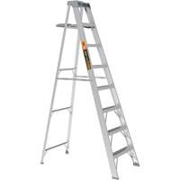 Step Ladder with Paint Tray, 8', Aluminum, 225 lbs. Capacity, Type 2 Ontario Safety Products