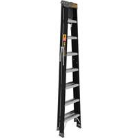 Step Ladder with Paint Tray, 8', Fibreglass, 250 lbs. Capacity, Type 1 Ontario Safety Products