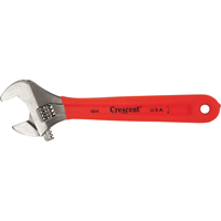 Crescent Adjustable Wrenches, 4" L, 1/2" Max Width, Chrome VE040 | Ontario Safety Product