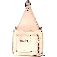 Porte-outils pour &eacute;lectricien et travaux d'entretien, Cuir, 17 pochettes, Beige Ontario Safety Products