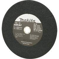 Meule abrasive pour scies &agrave; tronçonner et meuleuses dangle, 12" x 7/64", Arbre de 1", 4500 Tr/min Ontario Safety Products