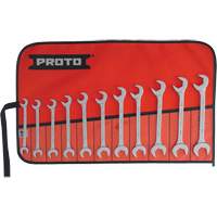11-Piece Angled Open-End Wrench Set, Polished Ontario Safety Products