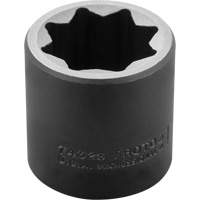 Socket, Impact, 1", 1/2" Drive, 18 Points Ontario Safety Products