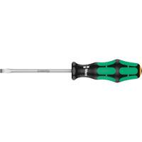 Tapered Slotted Screwdriver, 0.8 mm, 7-3/4" L, Plastic Handle Ontario Safety Products