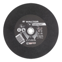 Meule &agrave; tronçonner rapide en acier inoxydable Portacut, 12" x 1/8", Arbre de 3/4", Type 1, Carbure de silicium, 6300 Tr/min Ontario Safety Products