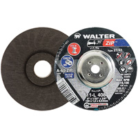 Zip Cutting and Grinding Wheel, 4" x 1/32", 3/8" Arbor, Type 27, 60 Grit, Aluminum Oxide Ontario Safety Products