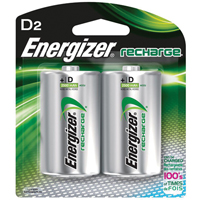 Rechargeable NiMH Batteries, D, 1.2 V XC020 | Ontario Safety Product
