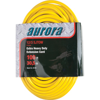 Outdoor Vinyl Extension Cord with Light Indicator, SJTOW, 12/3 AWG, 15 A, 100' XC496 | Ontario Safety Product