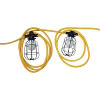 LED Stringlights, 10 Lights, 1200" L, Metal Housing XH271 | Ontario Safety Product