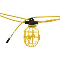 Heavy-Duty Moulded Stringlights, 10 Lights, 1200" L, Plastic Housing XH644 | Ontario Safety Product