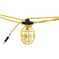 Chaînes de lumi&egrave;res DEL avec connecteur, 10 Lumi&egrave;res, 1200" lo, Boîtier en Plastique Ontario Safety Products