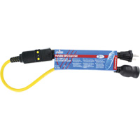 Inline GCFI Extension Cord & Connector, 120 V, 20 Amps, 3' Cord XI233 | Ontario Safety Product