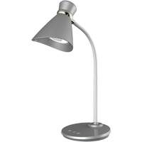 Desk Lamp, 6 W, LED, 16" Neck, Silver XI493 | Ontario Safety Product