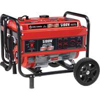 G&eacute;n&eacute;ratrice avec ensemble de roues, 5100 W de surtension, 4000 W nominale, 120 V/240 V, R&eacute;servoir de 15 L Ontario Safety Products