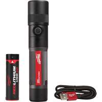 Lampe de poche 1100L &agrave; mise au point par torsion, DEL, 1100 lumens, Piles Rechargeable Ontario Safety Products