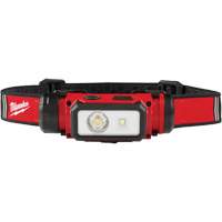 REDLITHIUM USB Hardhat Headlamp, LED, 600 Lumens, 5 Hrs. Run Time, Rechargeable Batteries Ontario Safety Products