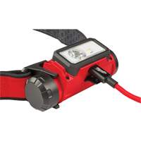 REDLITHIUM™ USB Hardhat Headlamp, LED, 600 Lumens, 5 Hrs. Run Time, Rechargeable Batteries XJ125 | Ontario Safety Product