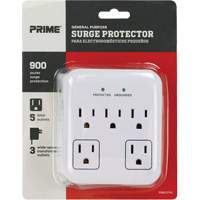 Surge Protector, 5 Outlets, 900 J, 1875 W XJ249 | Ontario Safety Product