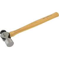 Ball Pein Hammer, 32 oz. Head Weight, Plain Face, Wood Handle Ontario Safety Products