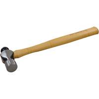 Ball Pein Hammer, 16 oz. Head Weight, Plain Face, Wood Handle Ontario Safety Products