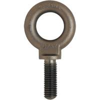 Eye Bolt, 1-11/16" Dia., 2-1/4" L, Uncoated Natural Finish, 10600 lbs. (5.3 tons) Capacity QD487 | Ontario Safety Product