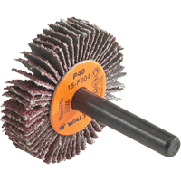 Coolcut™ Flap Wheel, Aluminum Oxide, 60 Grit, 1-1/2" x 3/8" x 1/4" YC398 | Ontario Safety Product