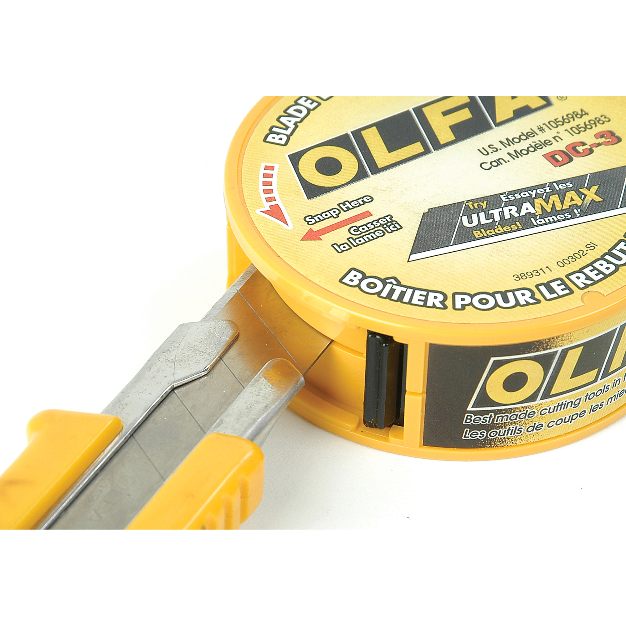 Olfa Throw Away Blade Disposal Case Ontario Safety Product