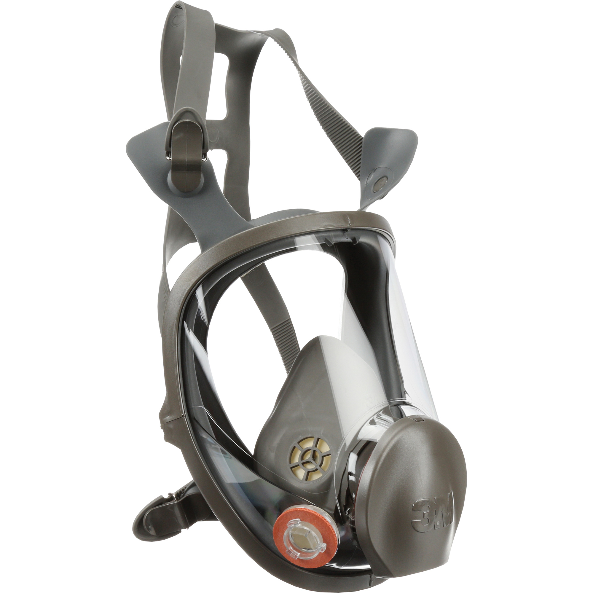 3M 6000 Series Full Facepiece Reusable Respirator, Elastomer/Silicone